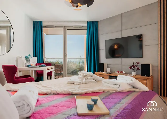 Sunset View-z Widokiem Na Morze!-pinea Pobierowo-z Dostępem Do Strefy Basenów,saun I Jacuzzi