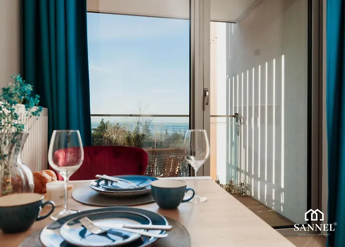 Sunset View-z Widokiem Na Morze!-pinea Pobierowo-z Dostępem Do Strefy Basenów,saun I Jacuzzi